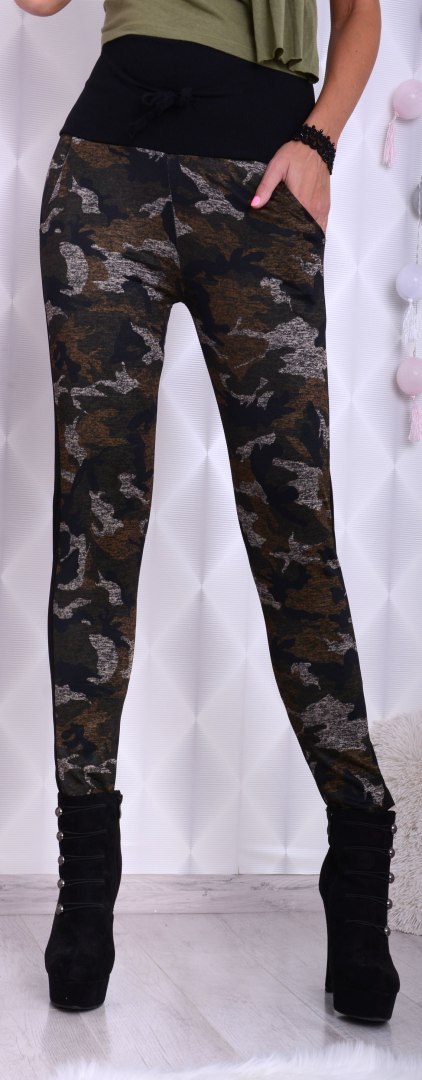MODNE SPODNIE MORO KHAKI Z LAMPASEM P383 MODNE SPODNIE MORO KHAKI Z LAMPASEM P383