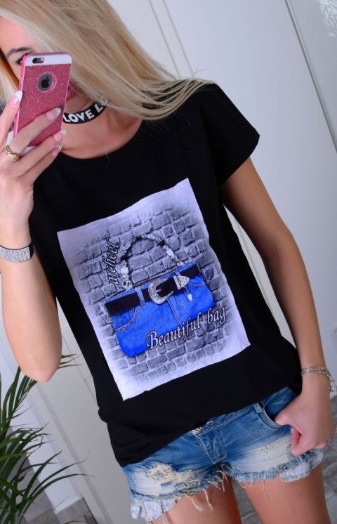 Modna bluzka bawełniana na lata P611 Modna bluzka bawełniana na lata P611