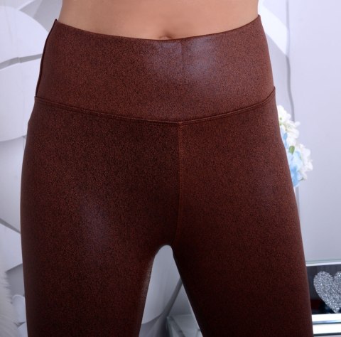 Modne legginsy polarowe lateksowe P403 Modne legginsy polarowe lateksowe P403