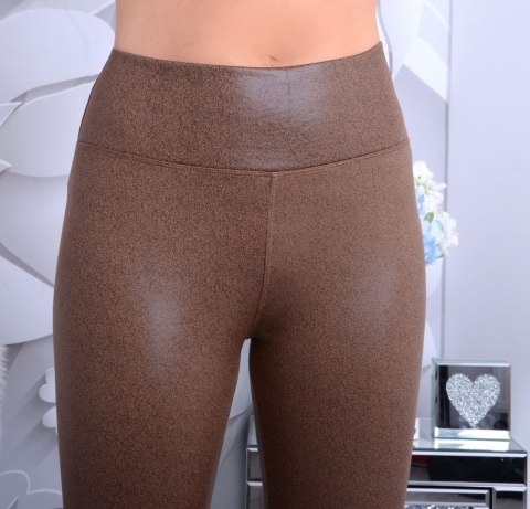 Modne legginsy polarowe lateksowe P403 Modne legginsy polarowe lateksowe P403