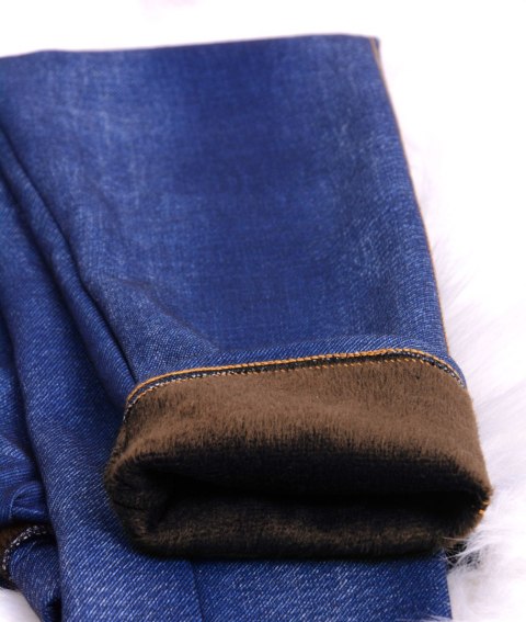NOWOŚĆ Jeansowe legginsy polarowe P409A NOWOŚĆ Jeansowe legginsy polarowe P409A