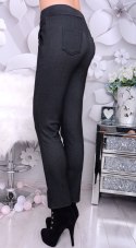 NOWOŚĆ LEGGINSY JAK SPODNIE JEANSOWE P409AA
