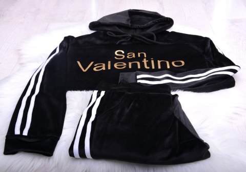 NOWOŚĆ Modny dres welurowy SAN VALENTINO P719 NOWOŚĆ Modny dres welurowy SAN VALENTINO P719