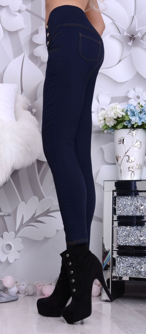 NOWOŚĆ Spodnie z wyszczuplającym pasem JEANS P305C NOWOŚĆ Spodnie z wyszczuplającym pasem JEANS P305C