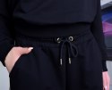 NOWOŚĆ! Stylowy dres w dużych rozmiarach Złoto P723A