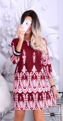 NOWOŚĆ Tunika w azteckie wzory P547
