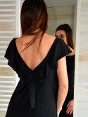 Sexy sukienka z kokardą na plecach P299A
